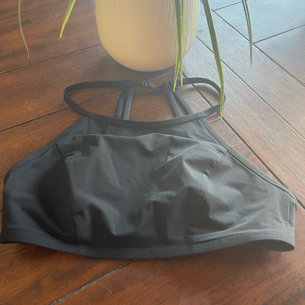 Lululemon black high neck bikini top